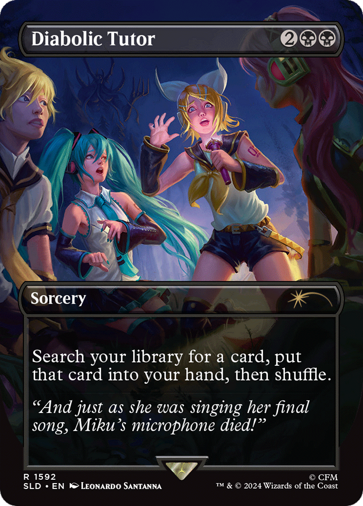 Diabolic Tutor (1592) (Rainbow Foil) [Secret Lair Drop Series] | Local Legends