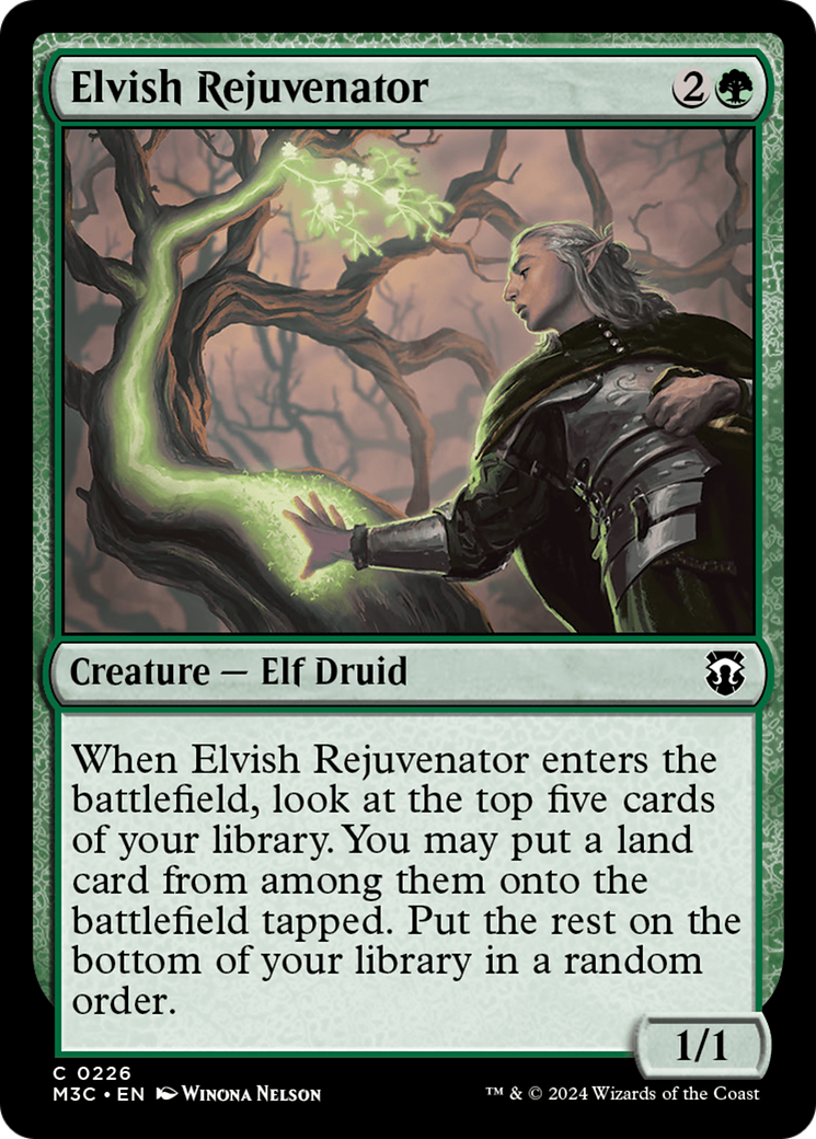Elvish Rejuvenator (Ripple Foil) [Modern Horizons 3 Commander] | Local Legends