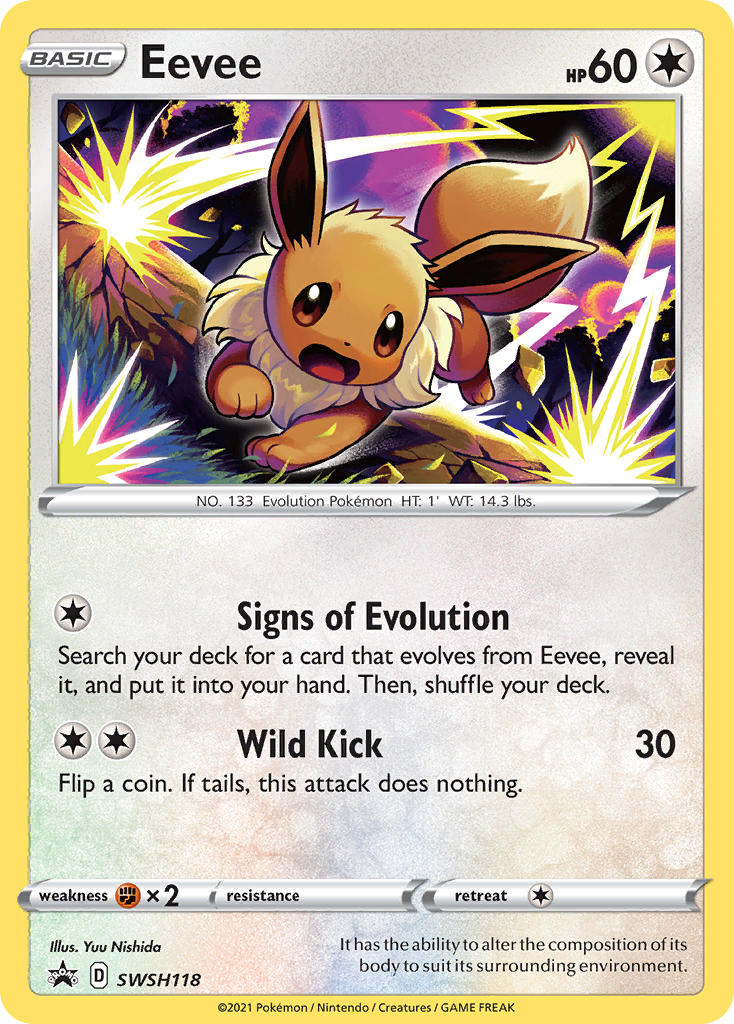 Eevee (SWSH118) [Sword & Shield: Black Star Promos] | Local Legends