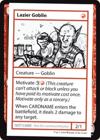Lazier Goblin (2021 Edition) [Mystery Booster Playtest Cards] | Local Legends