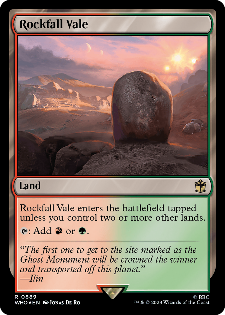 Rockfall Vale (Surge Foil) [Doctor Who] | Local Legends