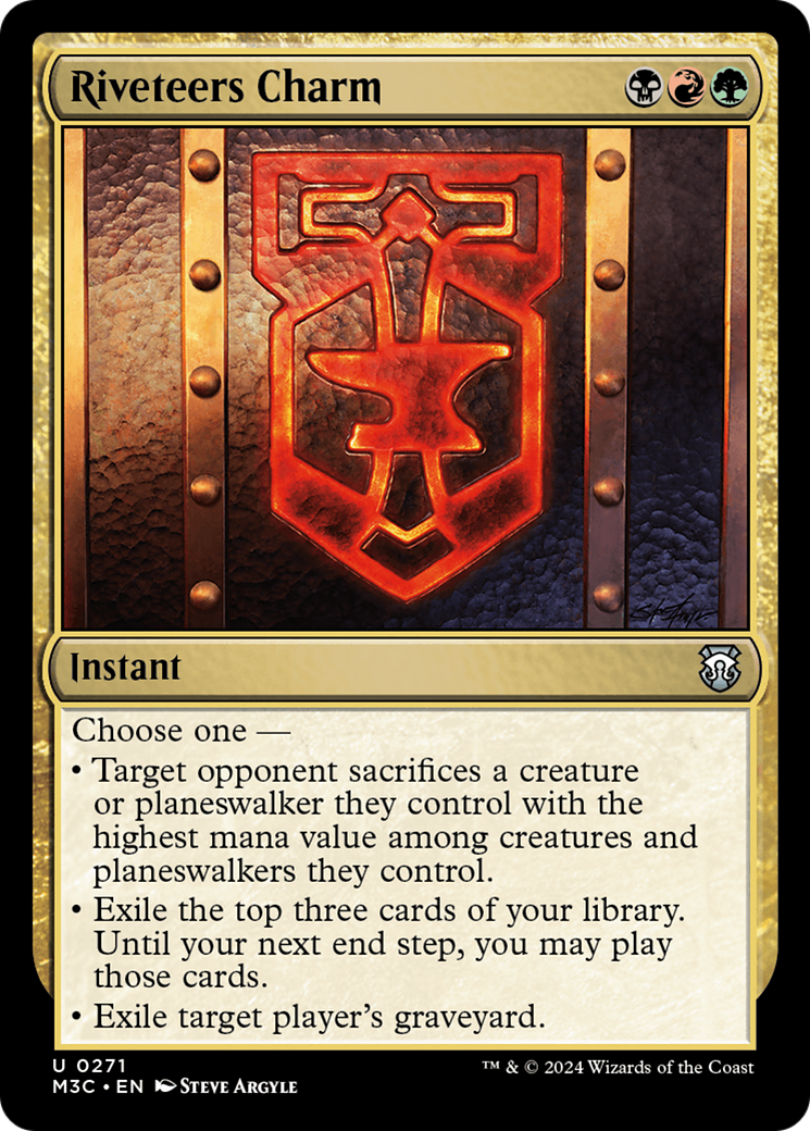 Riveteers Charm (Ripple Foil) [Modern Horizons 3 Commander] | Local Legends