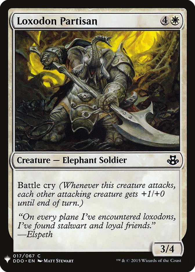 Loxodon Partisan [Mystery Booster] | Local Legends