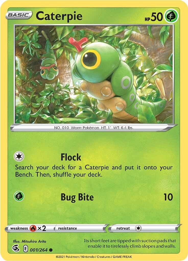 Caterpie (001/264) [Sword & Shield: Fusion Strike] | Golgari Games