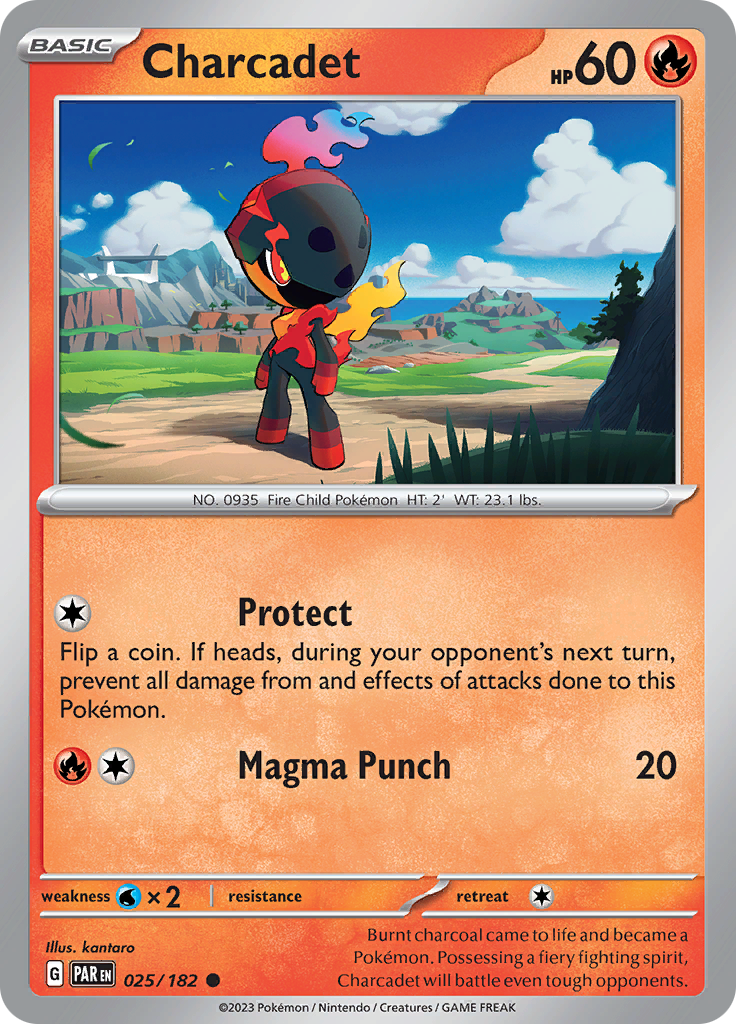 Charcadet (025/182) [Scarlet & Violet: Paradox Rift] | Local Legends