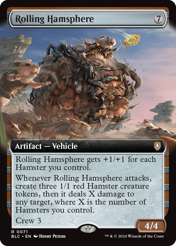 Rolling Hamsphere (Extended Art) [Bloomburrow Commander] | Local Legends