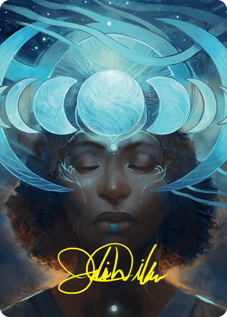 Lunar Insight Art Card (31/54) (Gold-Stamped Signature) [Foundations Art Series] | Local Legends