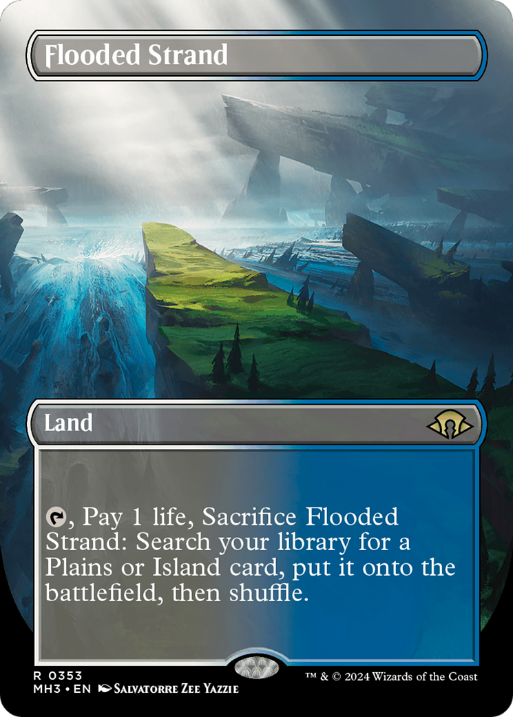 Flooded Strand (Borderless) [Modern Horizons 3] | Local Legends