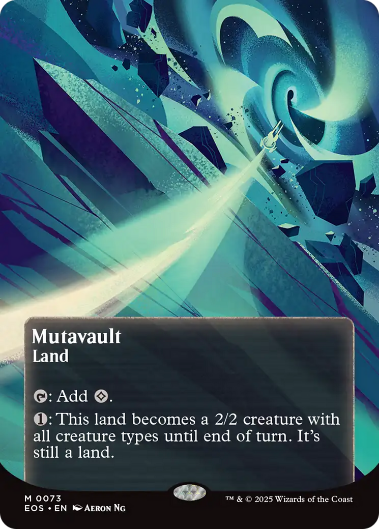 Mutavault (0073) (Borderless) [Edge of Eternities: Stellar Sights] | Local Legends