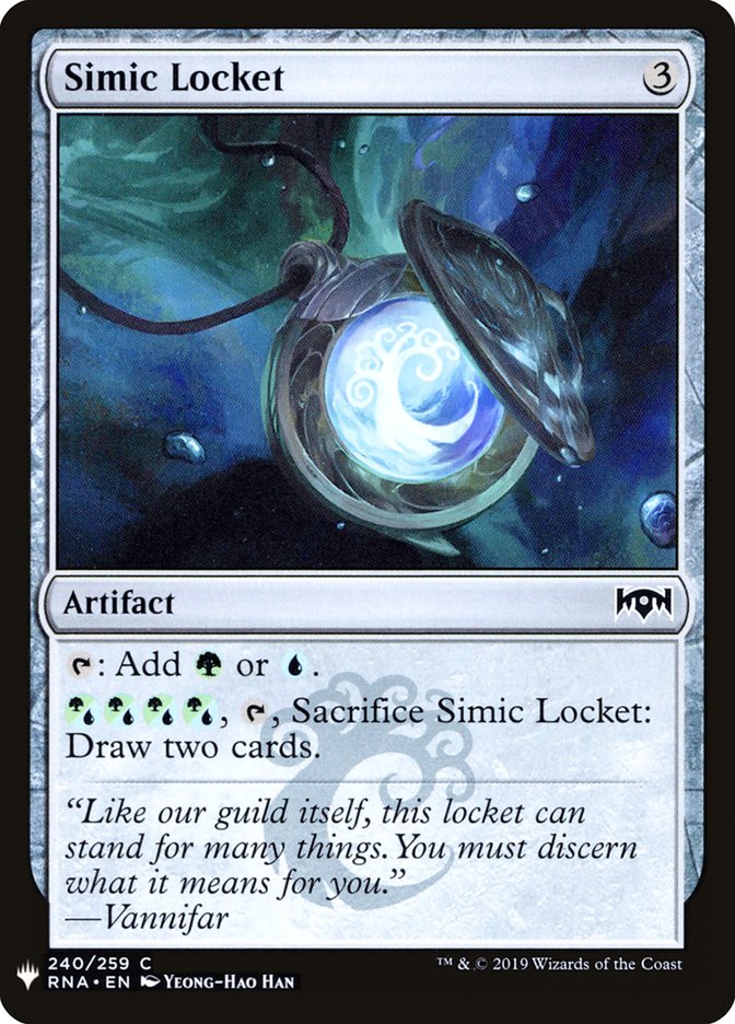 Simic Locket [Mystery Booster] | Local Legends