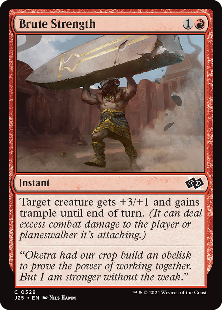Brute Strength [Foundations Jumpstart] | Local Legends