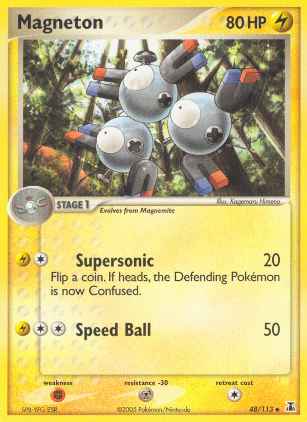 Magneton (48/113) [EX: Delta Species] | Local Legends