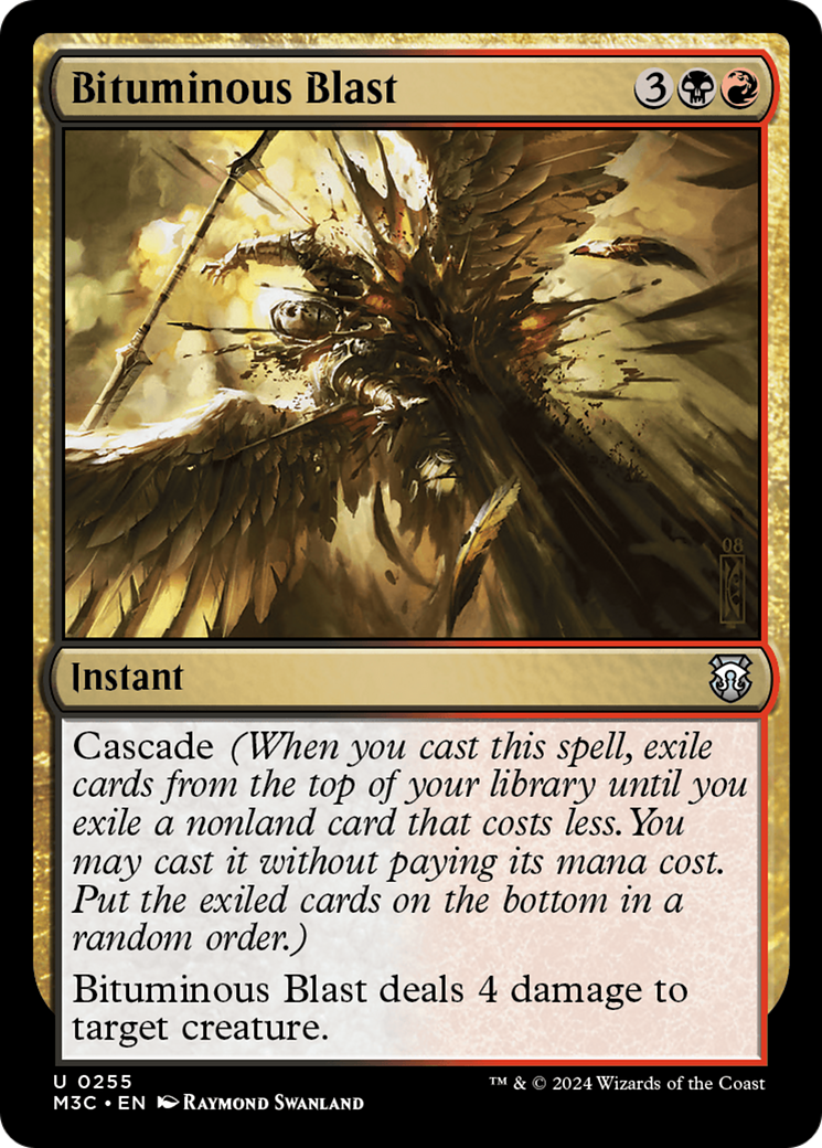 Bituminous Blast (Ripple Foil) [Modern Horizons 3 Commander] | Local Legends
