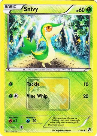 Snivy (1/114) (League Promo) [Black & White: Base Set] | Local Legends