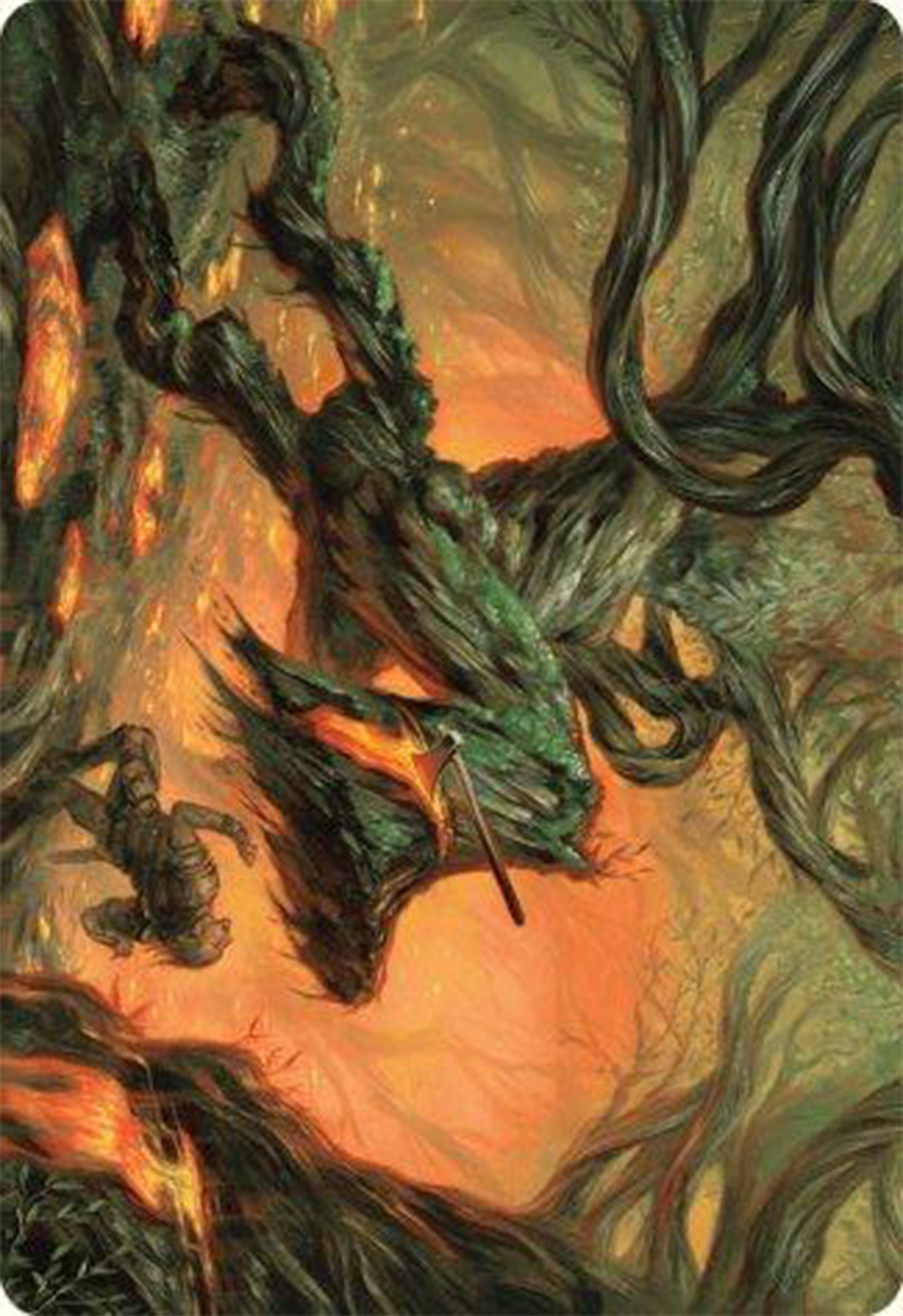 Stump Stomp Art Card [Modern Horizons 3 Art Series] | Local Legends