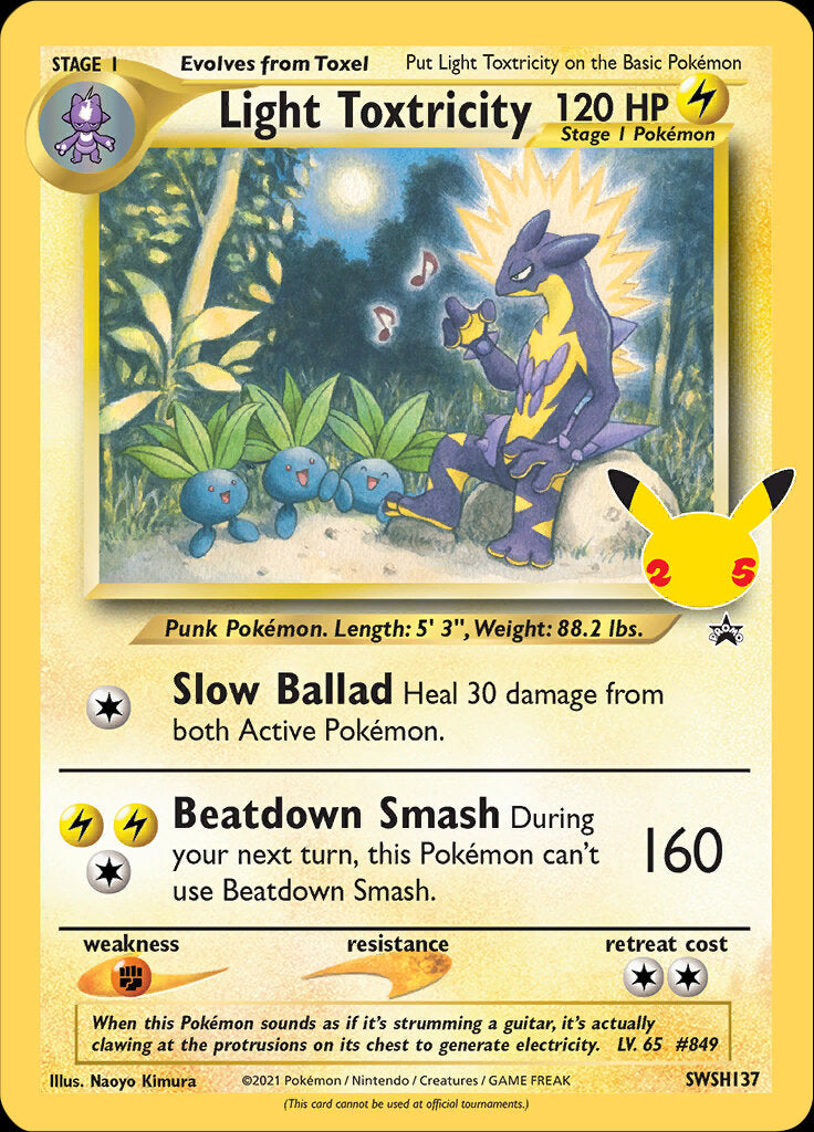 Light Toxtricity (SWSH137) (Celebrations) [Sword & Shield: Black Star Promos] | Local Legends