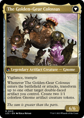 Tetzin, Gnome Champion // The Golden-Gear Colossus [The Lost Caverns of Ixalan Commander] | Local Legends