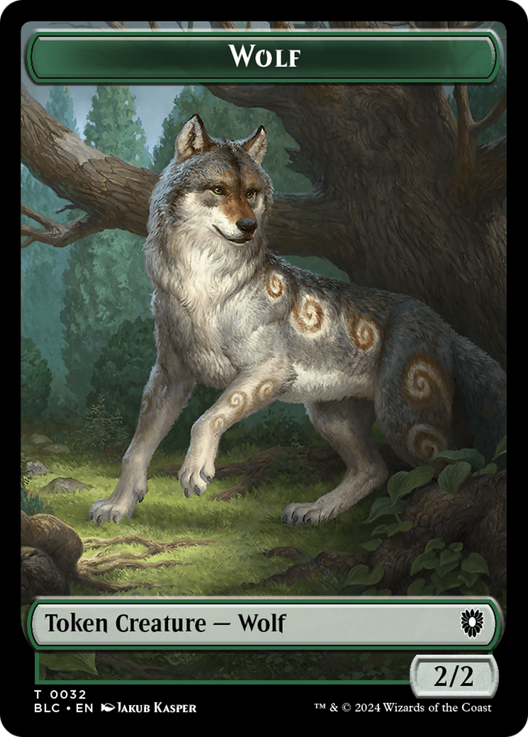 Goat // Wolf (032) Double-Sided Token [Bloomburrow Commander Tokens] | Local Legends