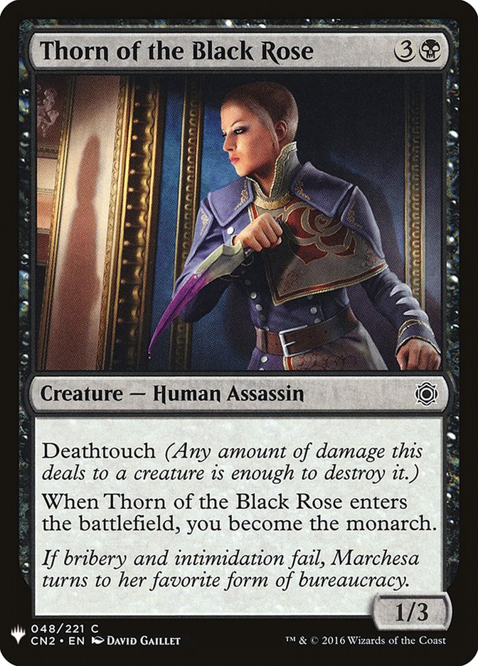 Thorn of the Black Rose [Mystery Booster] | Local Legends