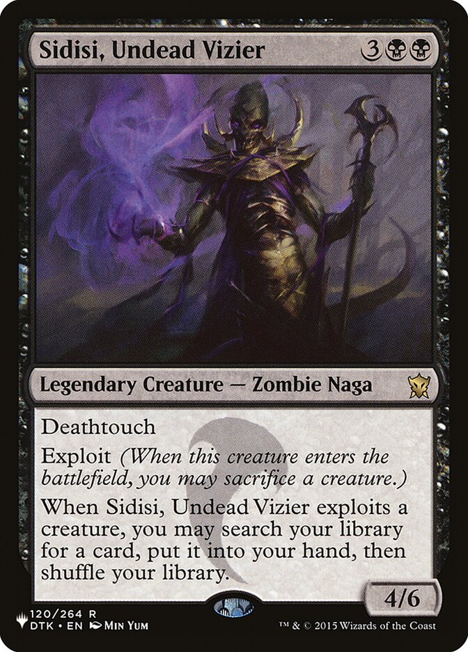 Sidisi, Undead Vizier [The List] | Local Legends