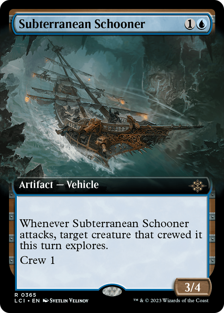 Subterranean Schooner (Extended Art) [The Lost Caverns of Ixalan] | Golgari Games