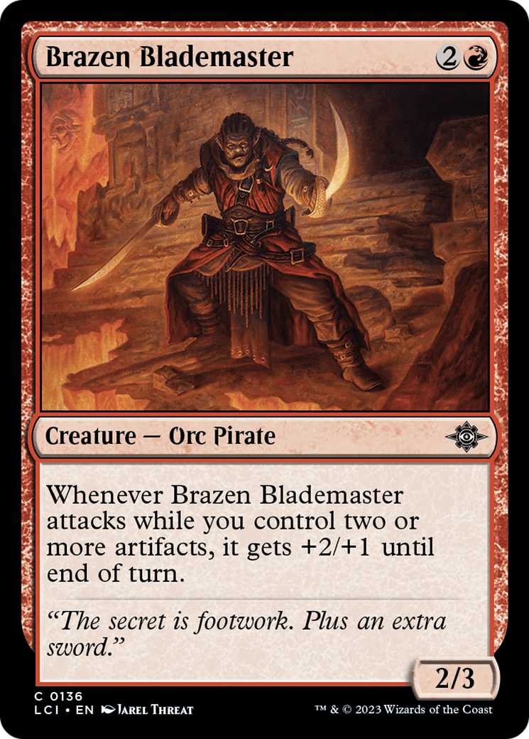 Brazen Blademaster [The Lost Caverns of Ixalan] | Golgari Games