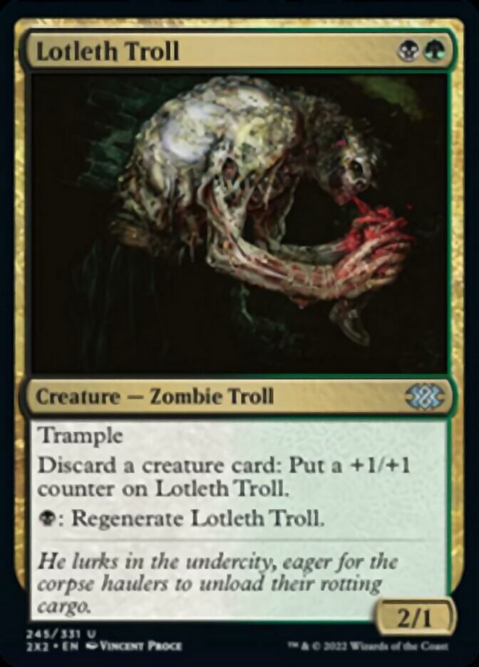 Lotleth Troll [Double Masters 2022] | Local Legends