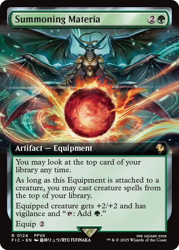 Summoning Materia (Extended Art) [FINAL FANTASY Commander] | Local Legends