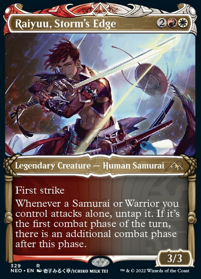 Raiyuu, Storm's Edge (Showcase Samurai) [Kamigawa: Neon Dynasty] | Local Legends