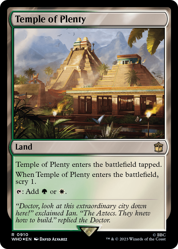 Temple of Plenty (Surge Foil) [Doctor Who] | Local Legends