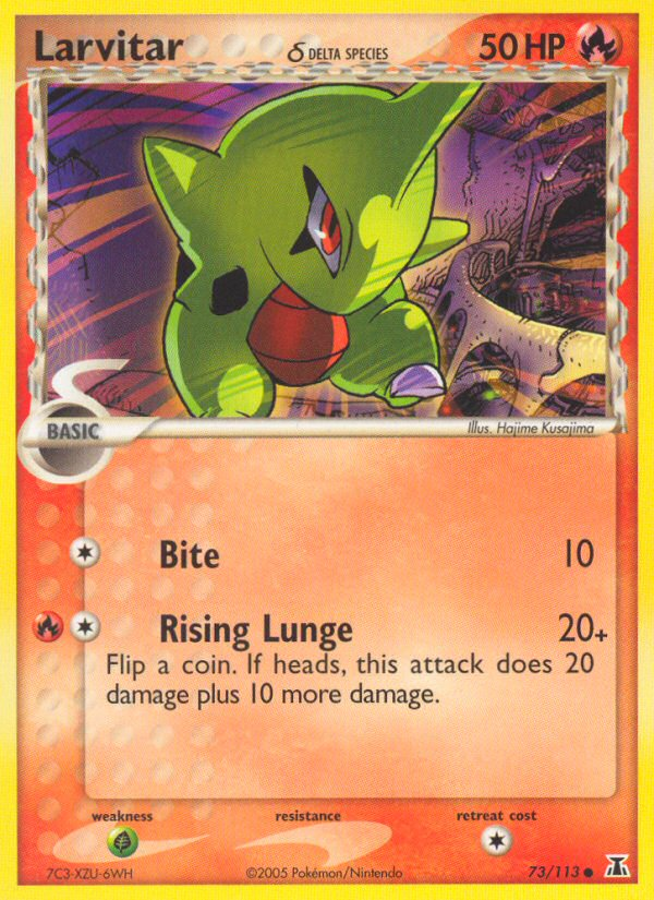 Larvitar (73/113) (Delta Species) [EX: Delta Species] | Local Legends