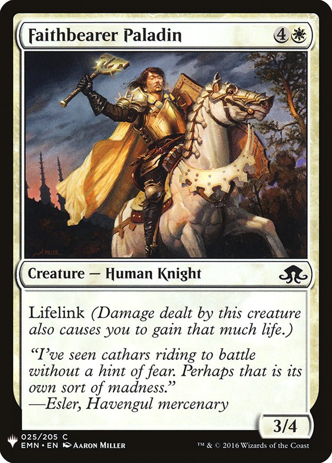 Faithbearer Paladin [Mystery Booster] | Local Legends