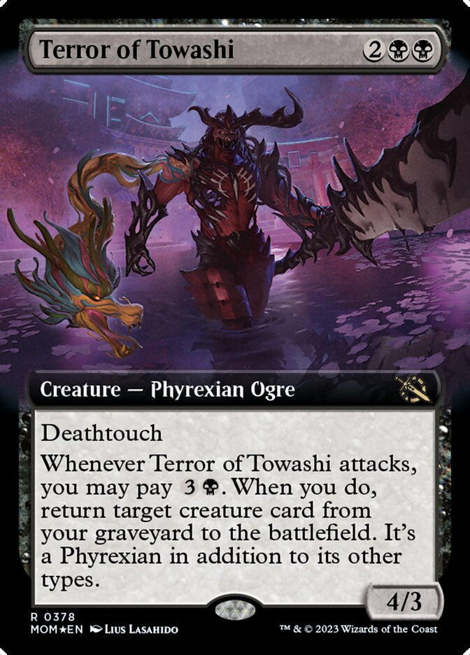 Terror of Towashi (Extended Art) [March of the Machine] | Golgari Games