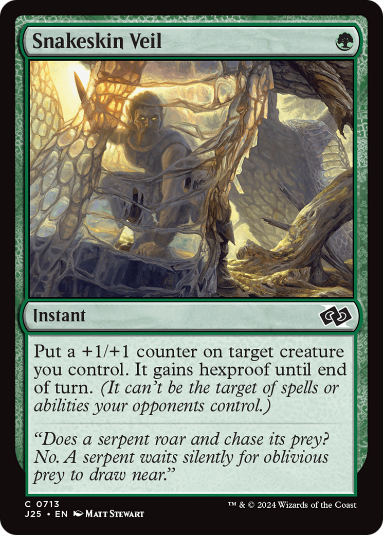 Snakeskin Veil [Foundations Jumpstart] | Local Legends