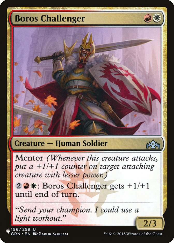 Boros Challenger [The List] | Local Legends