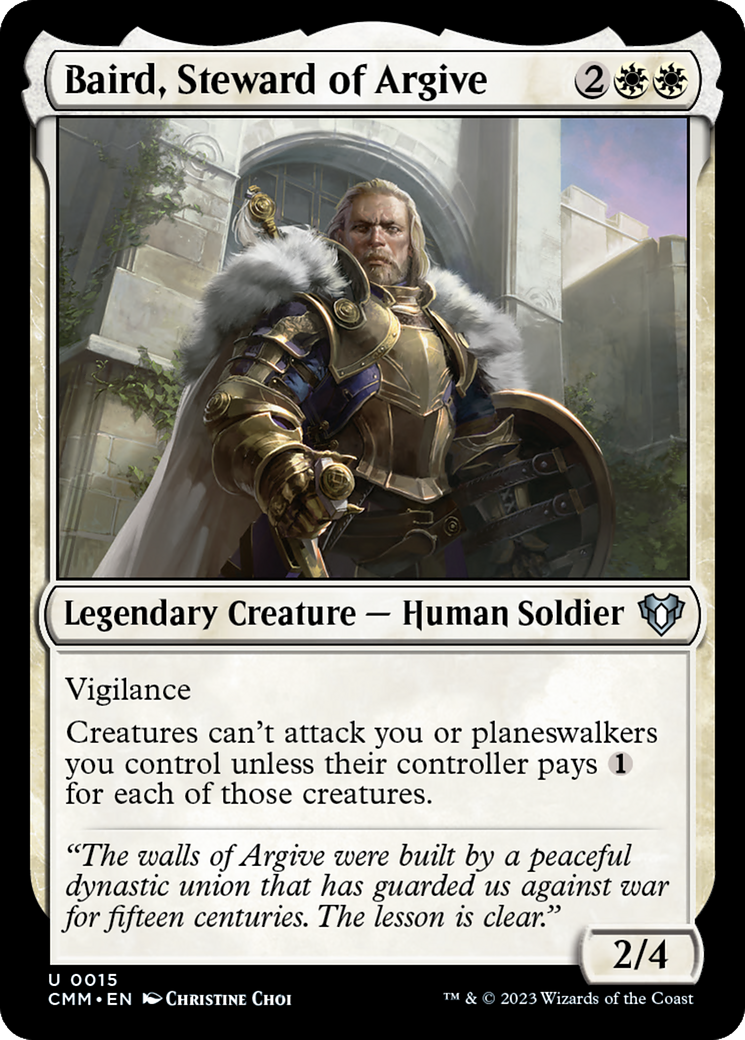 Baird, Steward of Argive [Commander Masters] | Golgari Games