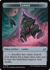 Drone // Lander (0006) Doubled-Sided Token [Edge of Eternities Tokens] | Local Legends
