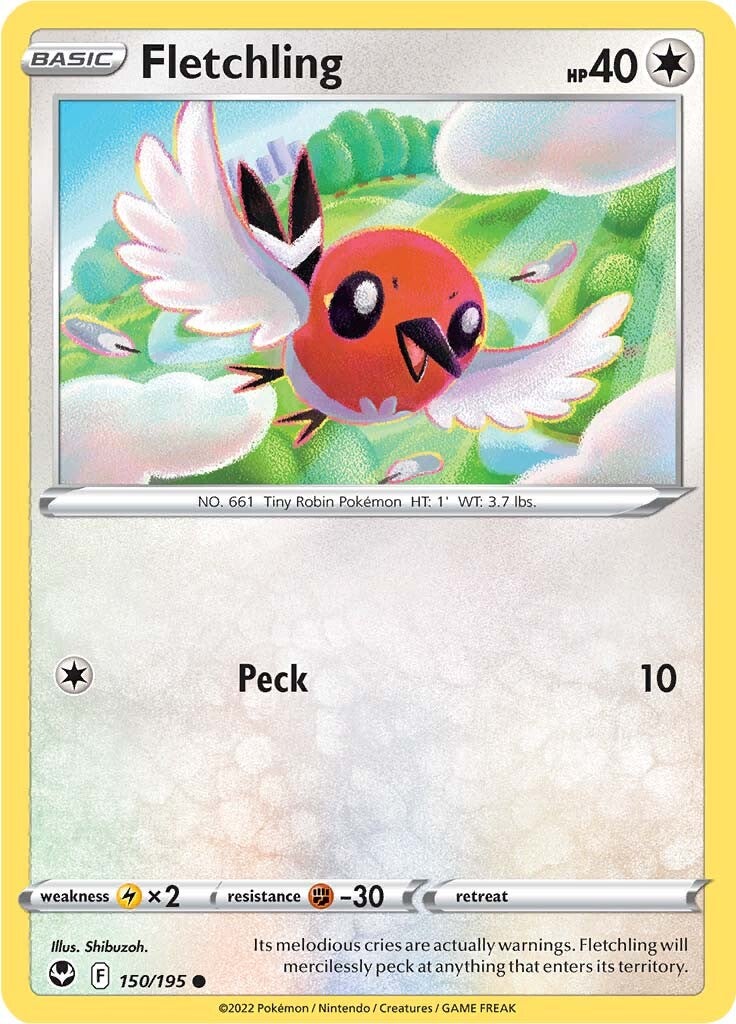 Fletchling (150/195) [Sword & Shield: Silver Tempest] | Local Legends