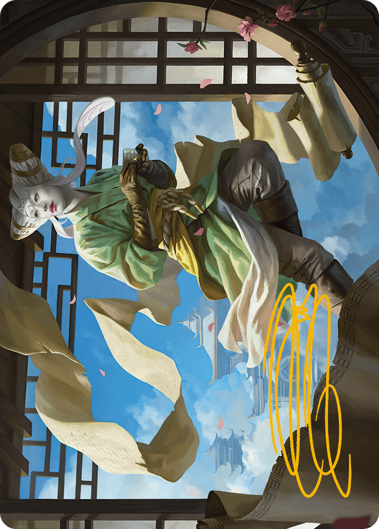 Tamiyo, Inquisitive Student Art Card (Gold-Stamped Signature) [Modern Horizons 3 Art Series] | Local Legends