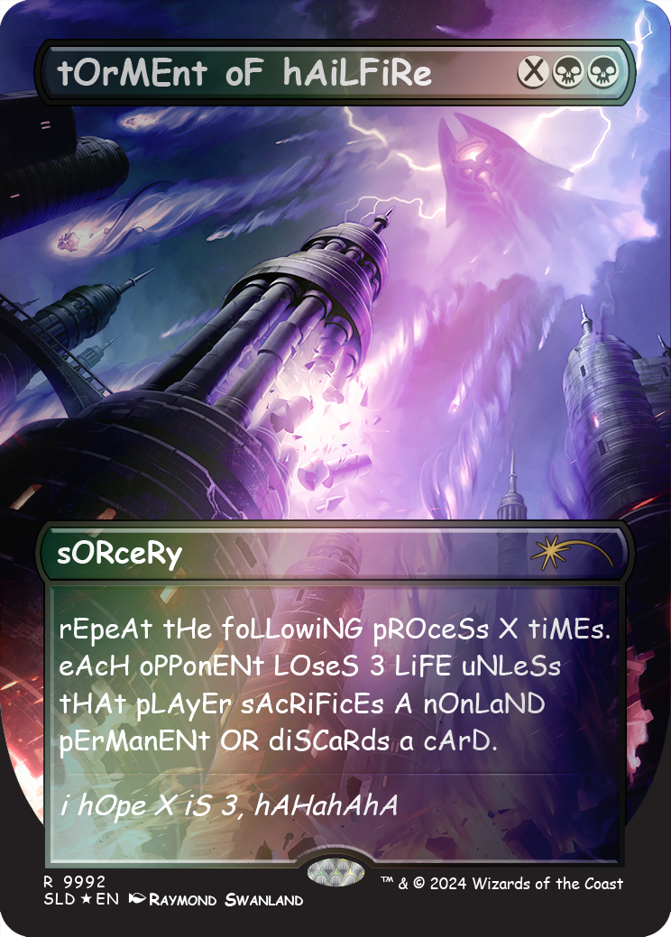 tOrMEnt oF hAiLFiRe (Rainbow Foil) [Secret Lair Drop Series] | Local Legends