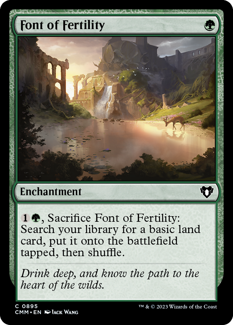 Font of Fertility [Commander Masters] | Local Legends