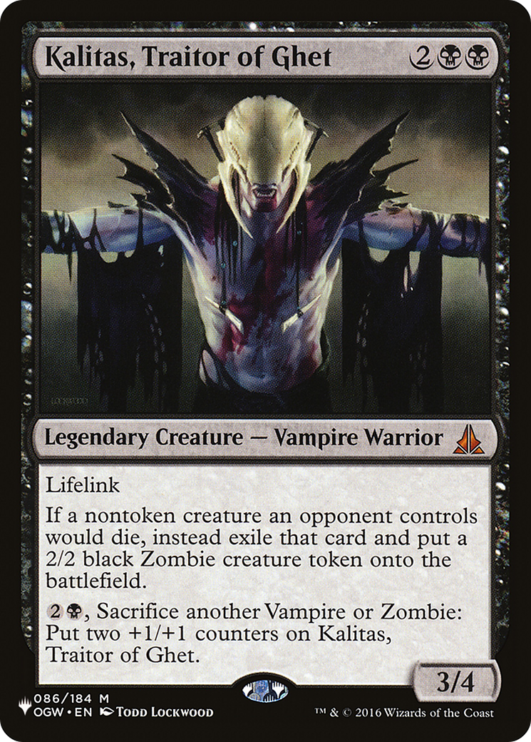 Kalitas, Traitor of Ghet [The List] | Local Legends