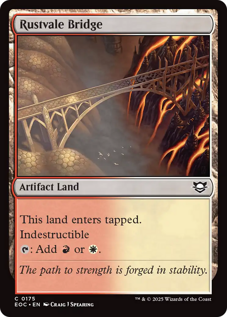 Rustvale Bridge [Edge of Eternities Commander] | Local Legends