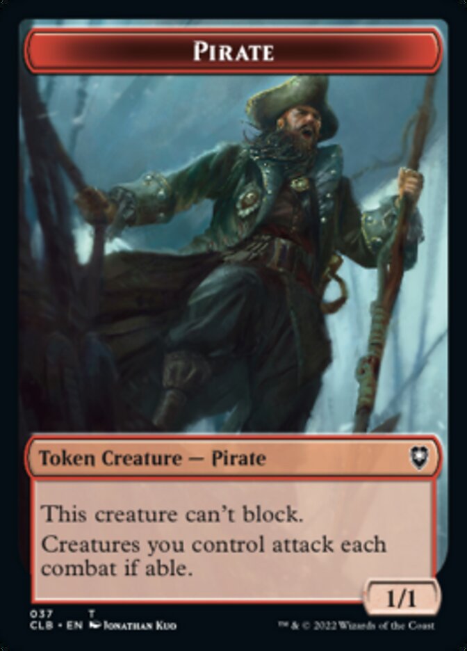Pirate // Goblin Double-Sided Token [Commander Legends: Battle for Baldur's Gate Tokens] | Local Legends