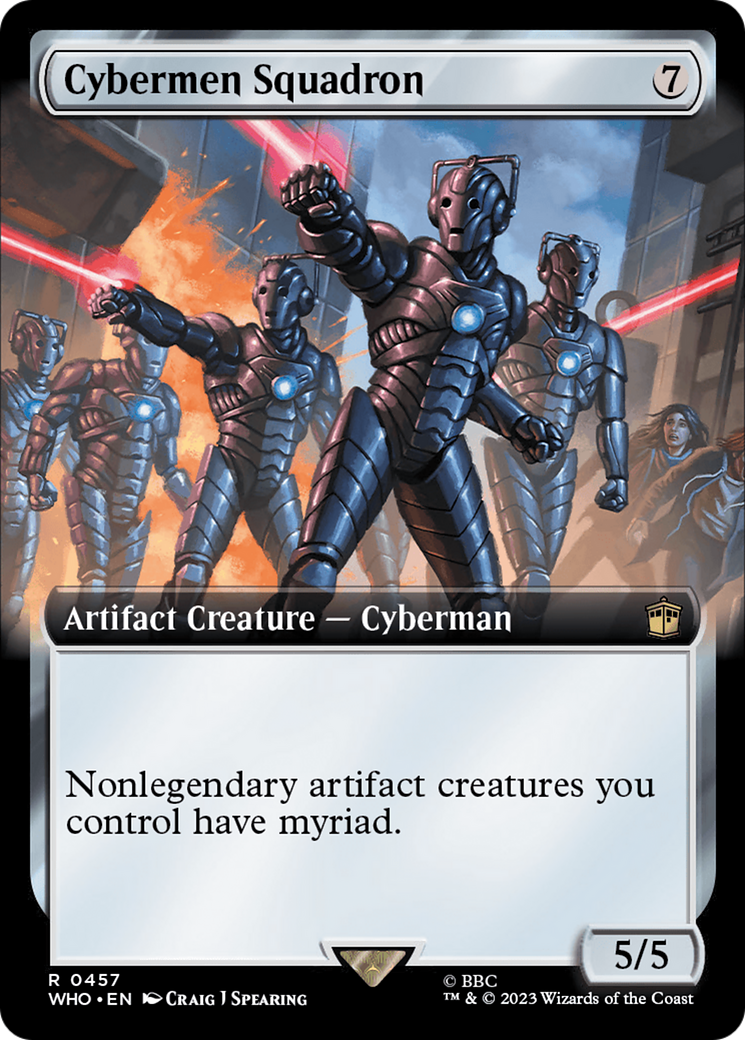 Cybermen Squadron (Extended Art) [Doctor Who] | Golgari Games