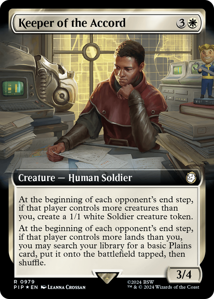 Keeper of the Accord (Extended Art) (Surge Foil) [Fallout] | Local Legends