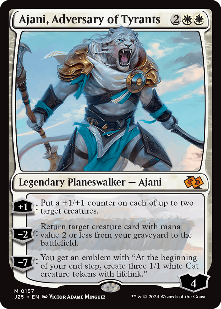 Ajani, Adversary of Tyrants [Foundations Jumpstart] | Golgari Games