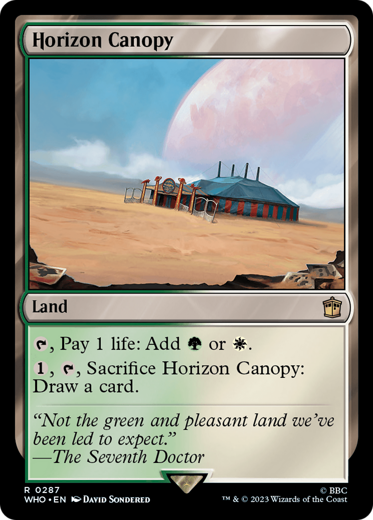 Horizon Canopy [Doctor Who] | Local Legends