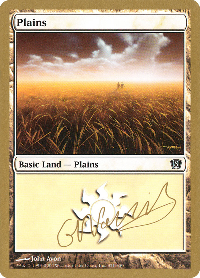 Plains (gn331) (Gabriel Nassif) [World Championship Decks 2004] | Golgari Games