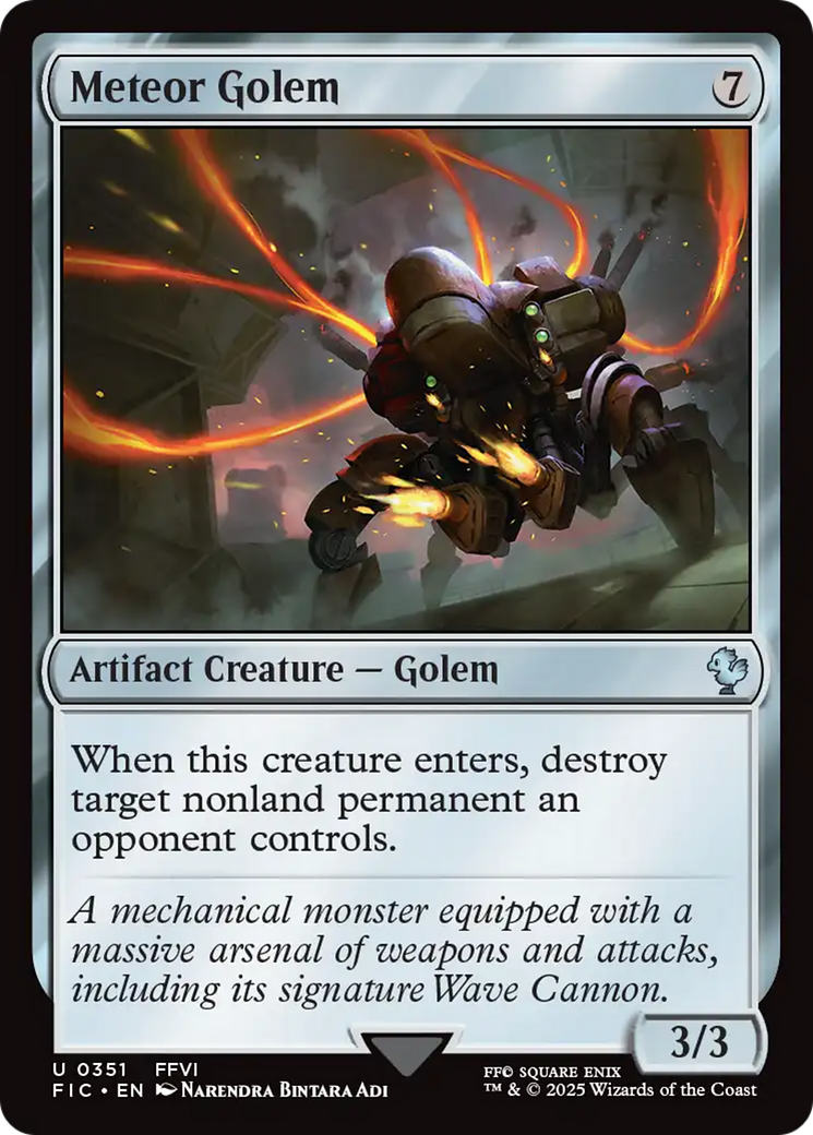 Meteor Golem [FINAL FANTASY Commander] | Local Legends